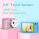2.8 Inch HD Dual-Camera Children's Digital Camera Mini Small SLR Can Take Pictures Interest Toy Gift