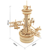 Robotime Rokr Music Box 3D Wooden Puzzle Game Assembly Model Building Kits Toys for Gifts