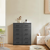 Dresser for Bedroom, Drawer Dresser Organizer Storage Drawers Fabric Storage Tower
