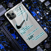 Sport Call Light Case For iPhone 12 11 Pro Max 8 7 6 6S Plus LED Case Tempered Glass Coque Flash Cover For iPhone X XS MAX XR SE