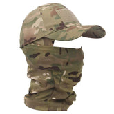 Camouflage Baseball Cap Mask Set Outdoor Mountaineering