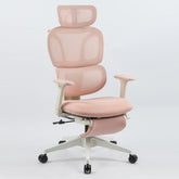 Foam office chair, ergonomic office chair, foam base, adjustable headrest, armrests, foot rests, with hanger, suitable for home office and corporate o