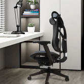 Big and Tall Office Chair with Adjustable lumbar and slide seats , Headrest and 4d armrest , tilt function max degree is 115 °, 300LBS, Black