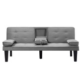 65” Futon New Design Velvet Sofa Furniture Adjustable Backrest Easily Assembles Loveseatsleeper sofa bed Velvet