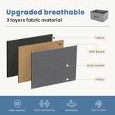 Dresser for Bedroom, Drawer Dresser Organizer Storage Drawers Fabric Storage Tower