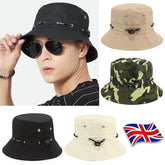 Bucket Hat Adults Unisex Summer Winter Fishing Beach Festival Sun 100 Percent Cotton