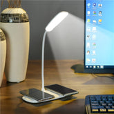 Folding LED Desk Lamp Night Light Smart Folding Touch Adjust Reading Table Lamp Folding Led Lamp Charged For Mobile Phones