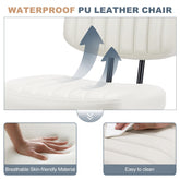 Adjustable Height 360° Rolling Swivel Computer Task Chair without Arm