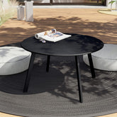 Round Coffee Table Patio Side Table