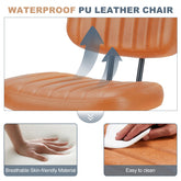 Adjustable Height 360° Rolling Swivel Computer Task Chair without Arm