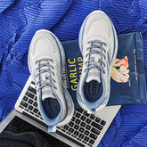 Breathable Trend Shoes Summer New Flying Woven Wild Casual Shoes Sports Ice Silk Mesh Dad Shoes For Men