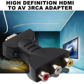 HDMI to RCA Adapter HDMI to 3RCA Converter HDMI to Old TV Lotus Head HDMI I Adapter