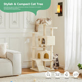 Multi-functional cat tree house cat climbing frame, lounge and recreation area detachable toy