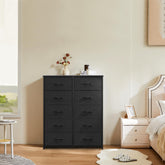 Dresser for Bedroom, Drawer Dresser Organizer Storage Drawers Fabric Storage Tower