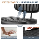 Adjustable Height 360° Rolling Swivel Computer Task Chair without Arm