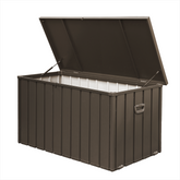 Outdoor Storage Deck Box Waterproof, Large Patio Storage Bin for Outside Cushions, Throw Pillows, Garden Tools, Lockable