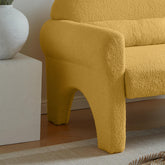 modern teddy fabric loveseat for Living room