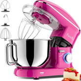 Facelle Stand Mixer, Electric Kitchen Mixer, 660W 6 Speed Tilt-Head stand mixer