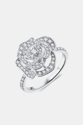 Moissanite Flower Shape Ring