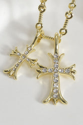 Cross Pendant Stainless Steel Necklace