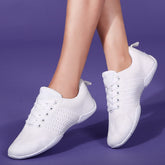 852 Women's cheerleading shoes, white aerobics shoes, children's fitness shoes, gymnastics shoes, women's dance shoes