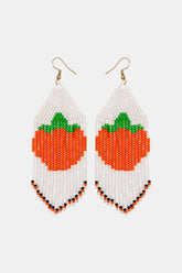 Beaded Fringe Dangle Earring
