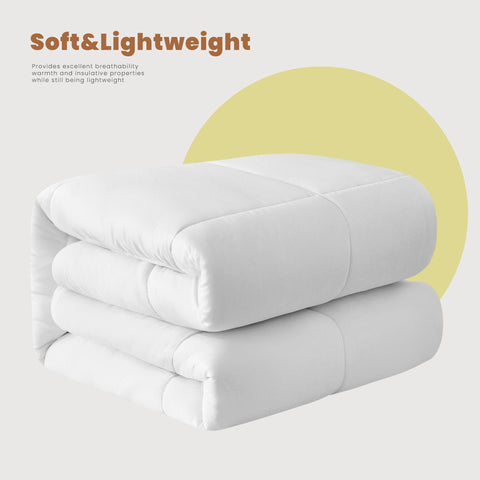 Four Season Universal Down Comforter- Soft and Fluffy Bedding, Lightweight and Luxurious Down Comforter