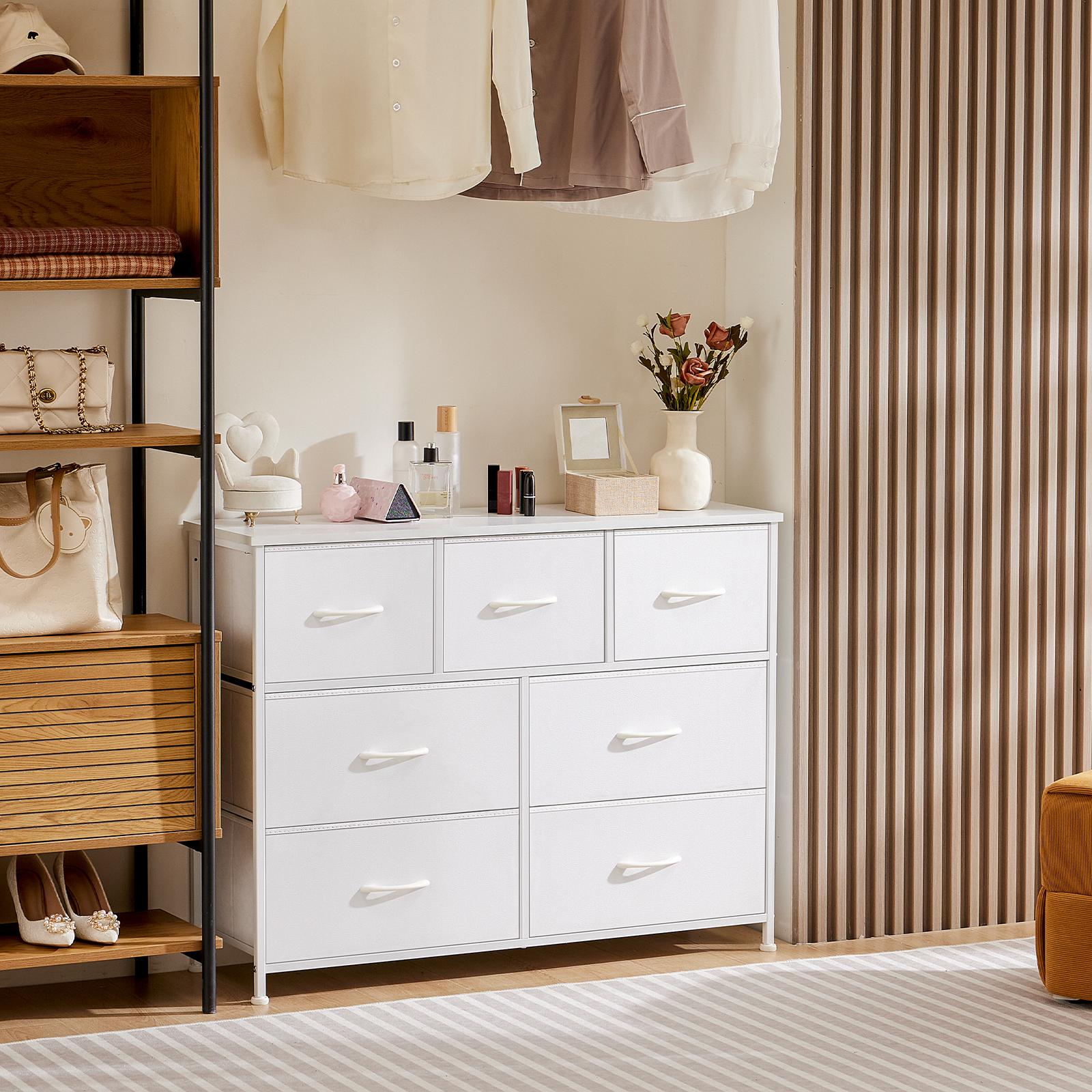 Dresser for Bedroom, Drawer Dresser Organizer Storage Drawers Fabric Storage Tower