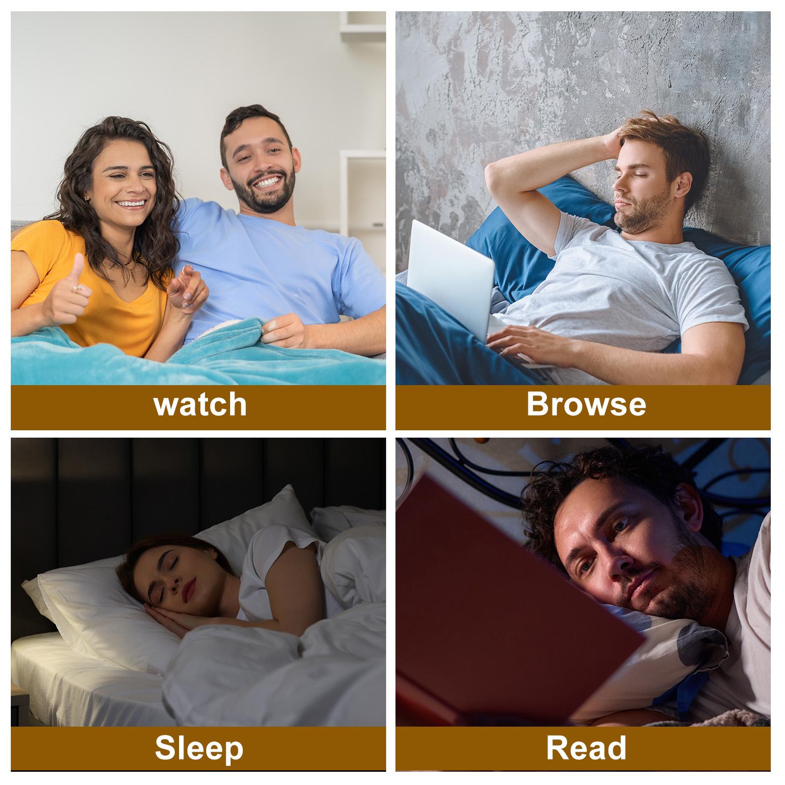 Electric Bed Full, Bed Frame with Wireless Remote, Head and Foot Incline, Zero Gravity Bed, Anti-Snore, Easy Assembly