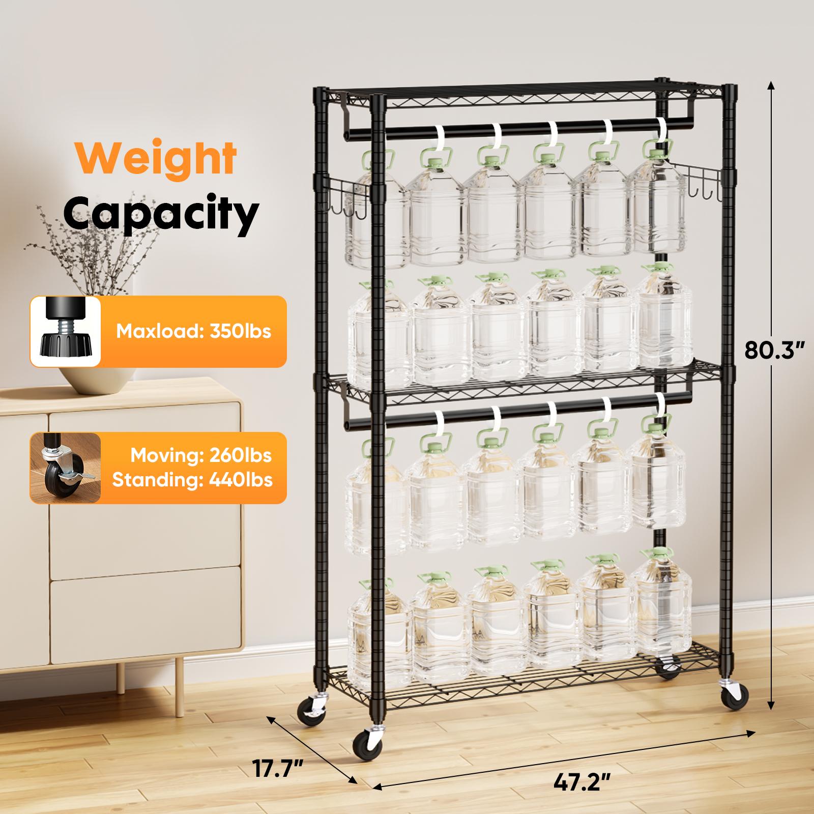 Adjustable mobile hanger, iron storage hanger