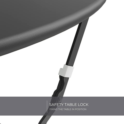 Mydepot SR Steel Patio Bistro Set, Folding Outdoor Patio Furniture Sets, 3 Piece Patio Set of Foldable Patio Table and Chairs