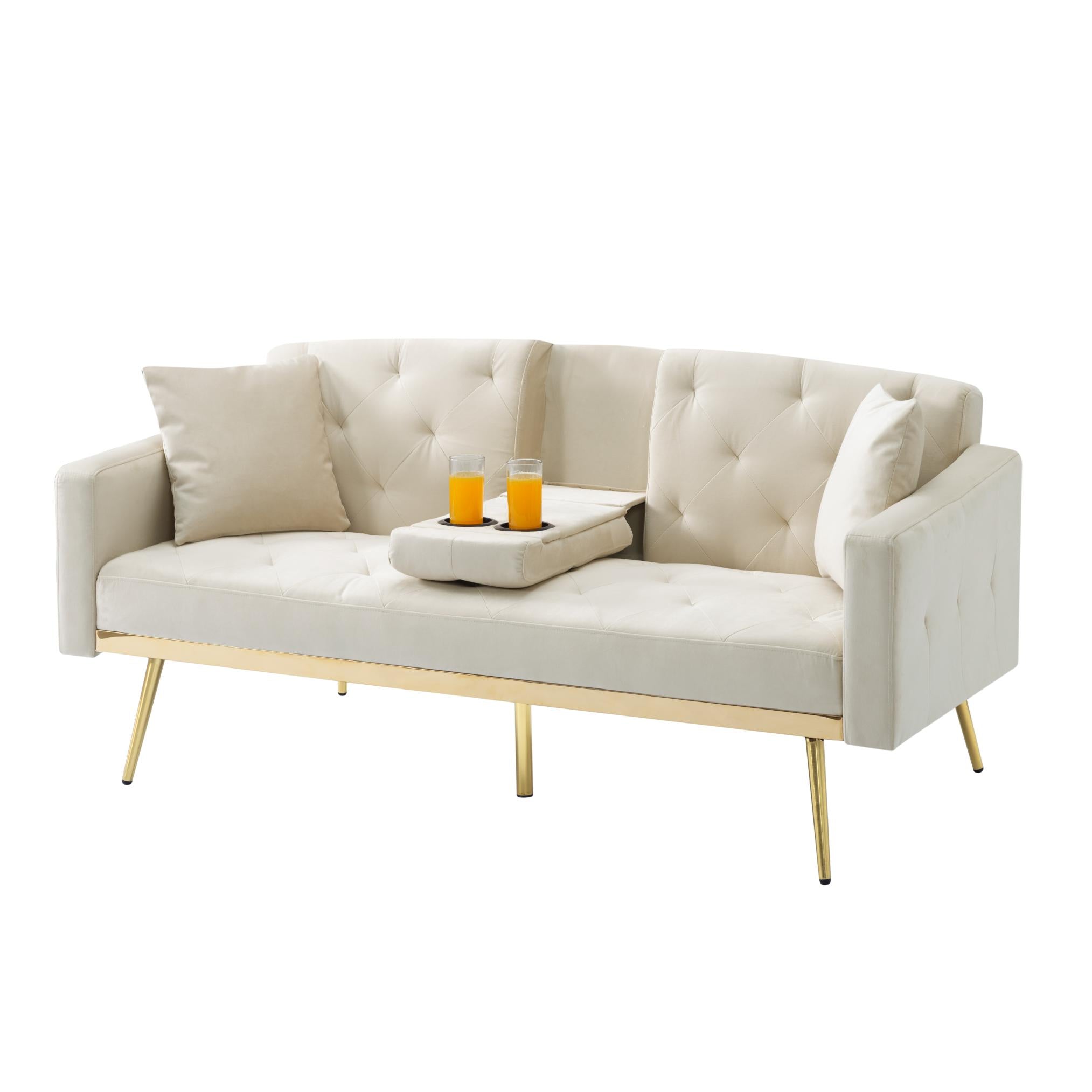 67.7” Futon Sofa bed