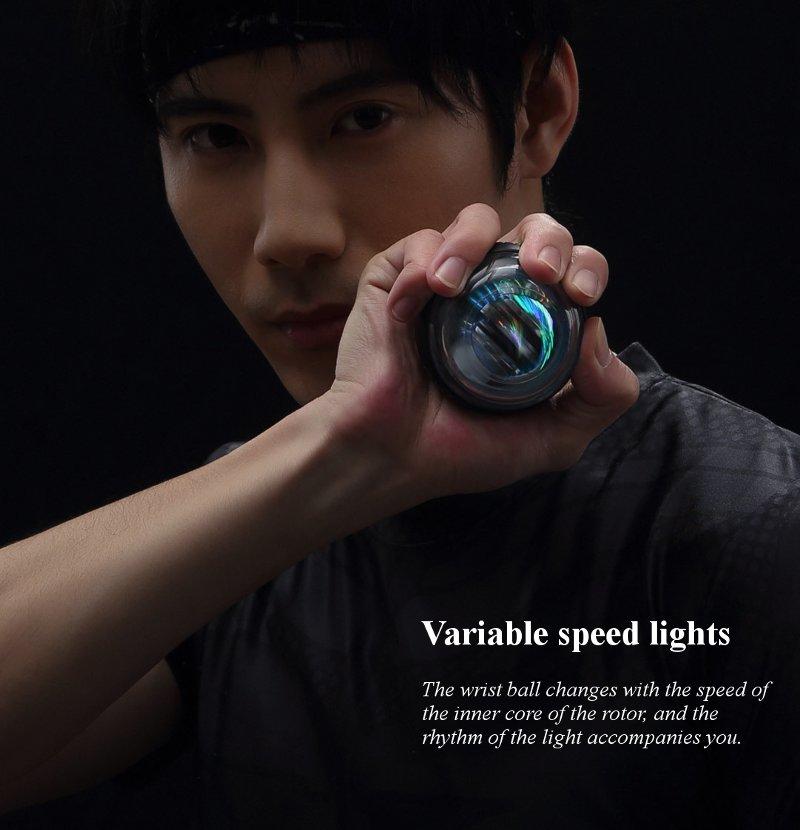 Xiaomi mijia yunmai Wrist Trainer LED Gyroball Essential Spinner Gyroscopic Forearm Exerciser Gyro Ball