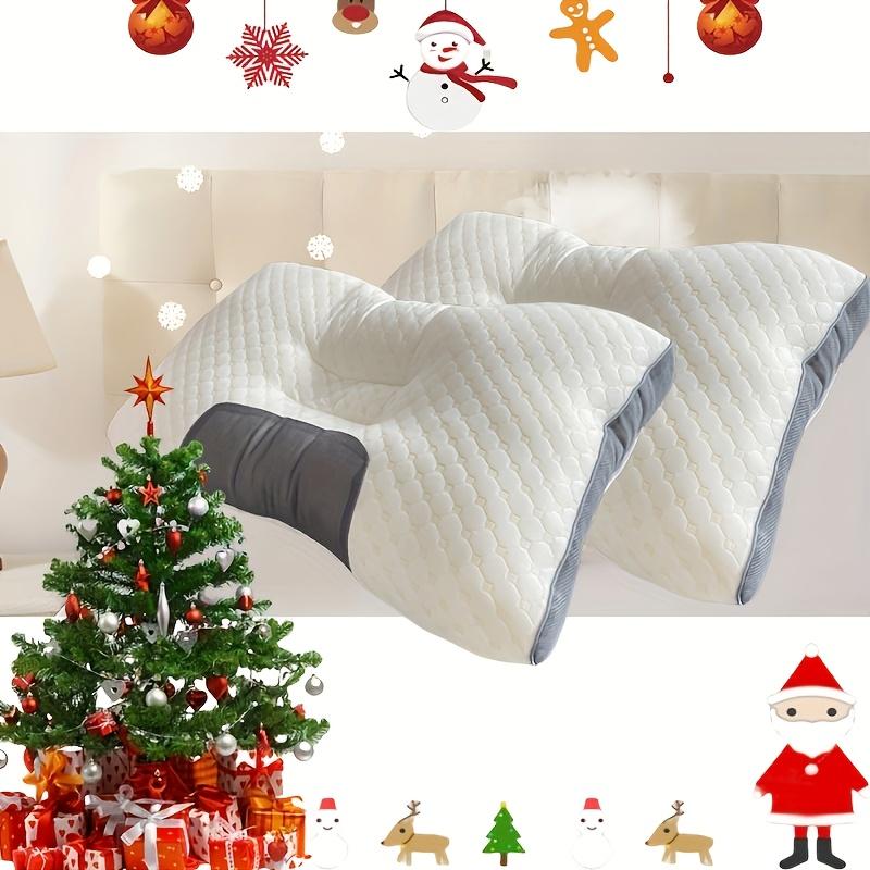 Ergonomic Neck Pillows (2-Pack) – Adjustable Orthopedic Support for Sleeping, Travel & Pain Relief – Removable Washable Cover