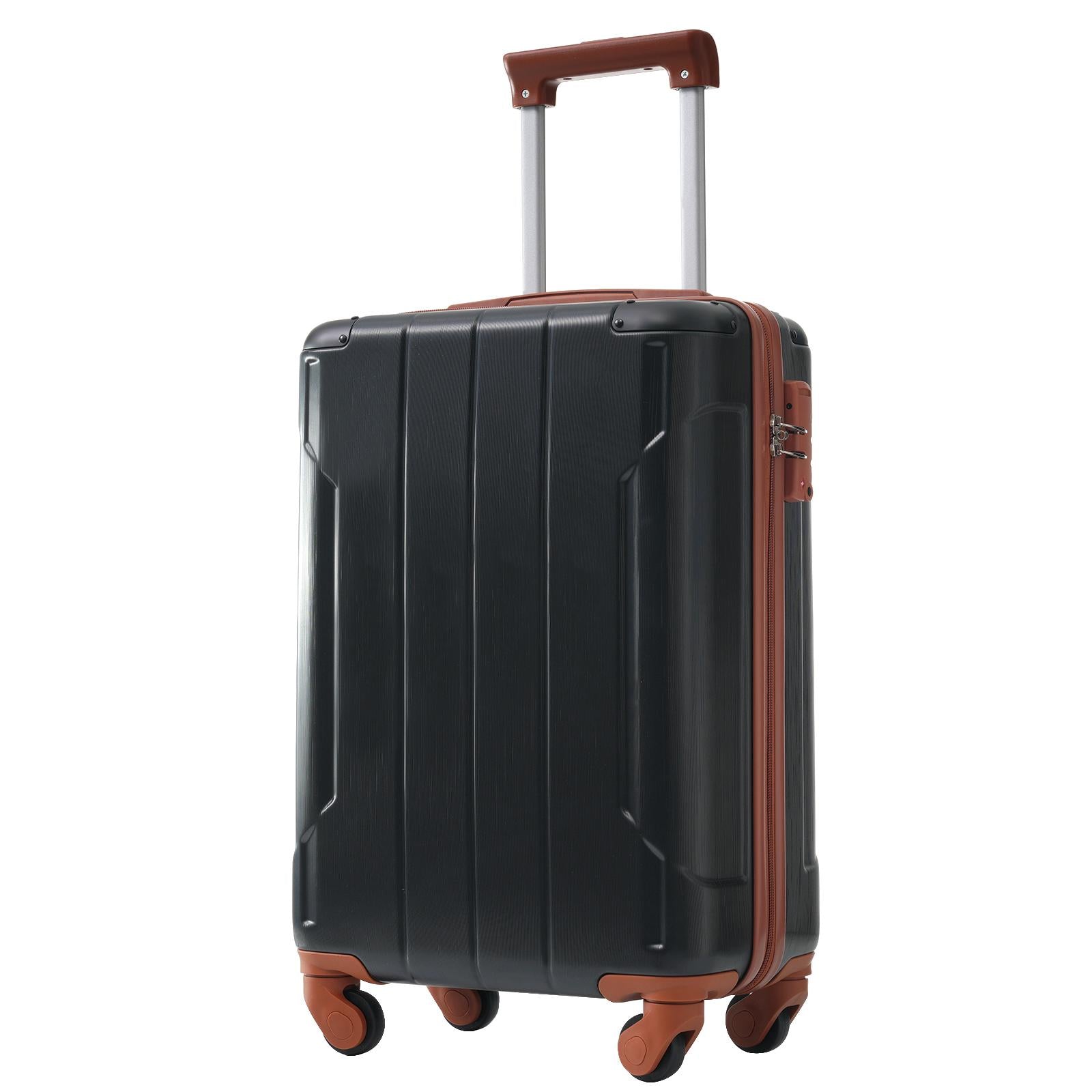 Hardshell Luggage Sets 3 Piece Carry-on Suitcases with Wheels, TSA Lock for Men Women