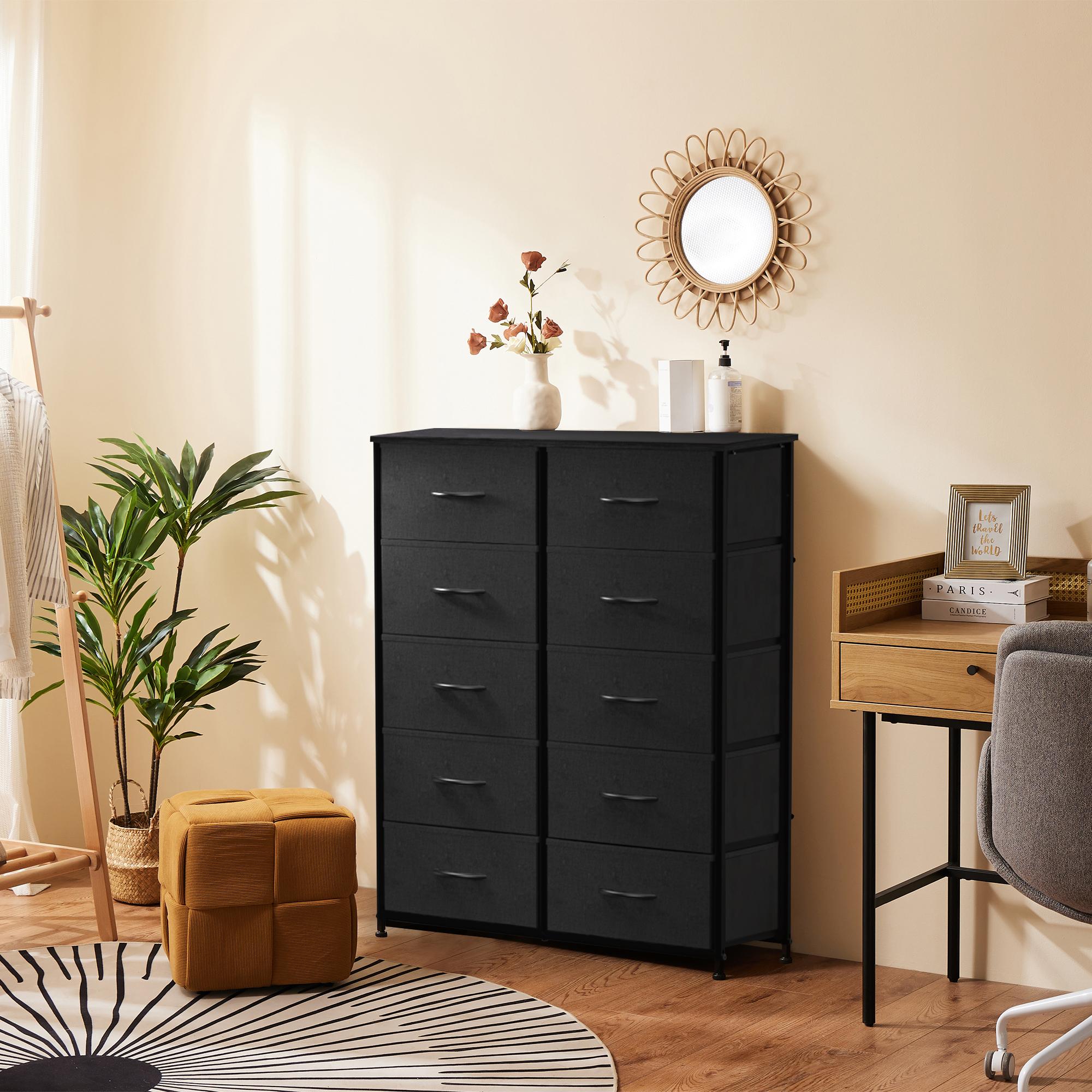 Dresser for Bedroom, Drawer Dresser Organizer Storage Drawers Fabric Storage Tower