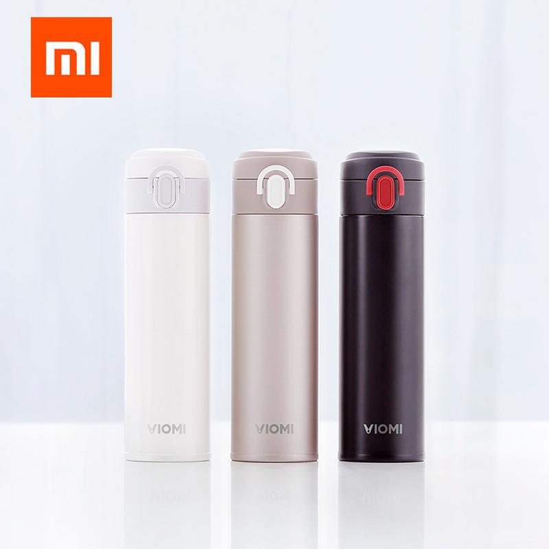 Xiaomi Mijia VIOMI Thermos Stainless Steel cup Flask Water Bottle Cup 24 Hours Thermos 300ML Single Hand ON/Close