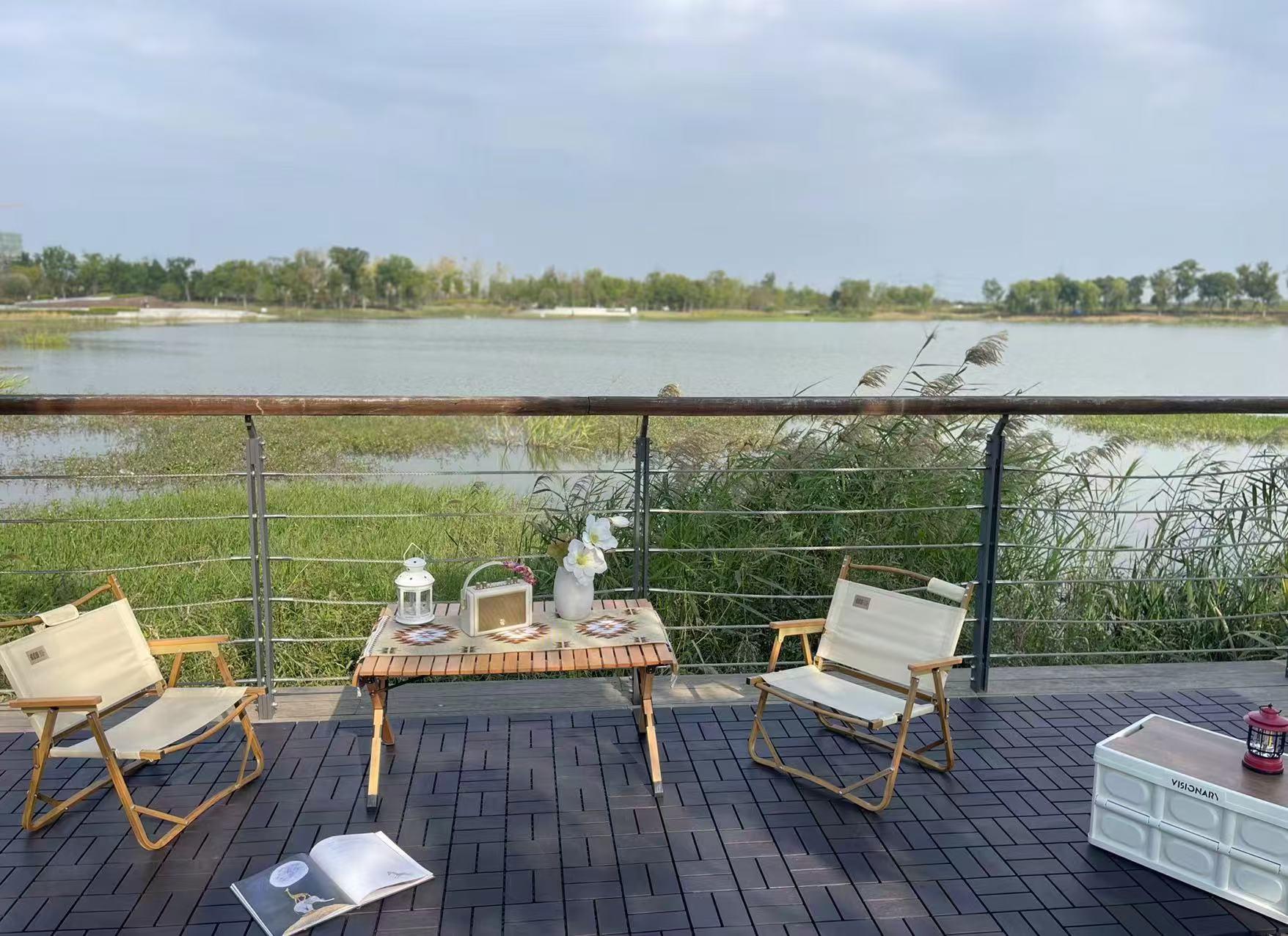 Plastic Interlocking Deck Tiles,44 Pack Patio Deck Tiles,12"x12" Square Waterproof Outdoor All Weather Use, Patio Decking Tiles for Poolside Balcony