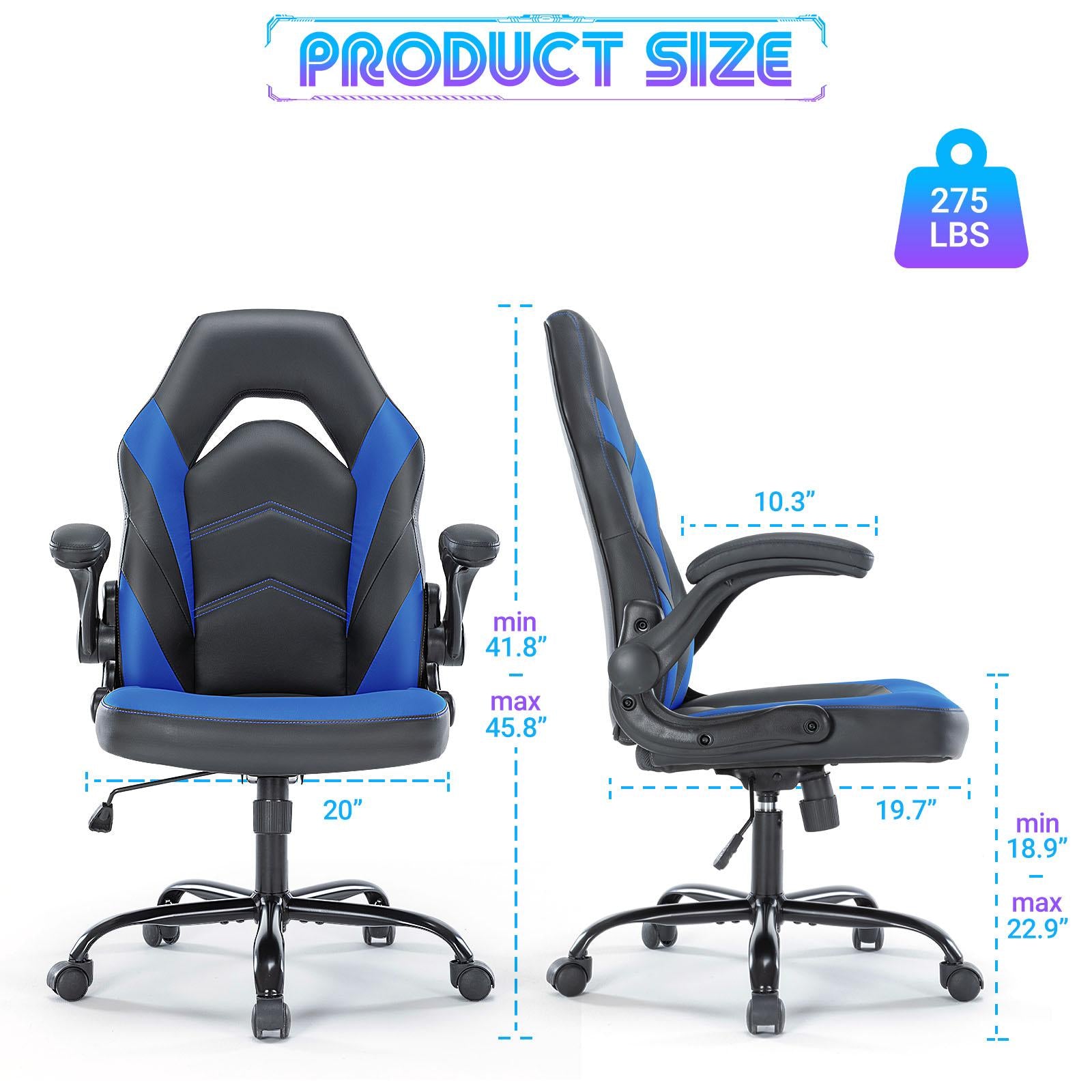 Gaming Chair, Ergonomic Office Chair High Back Computer Desk Chair