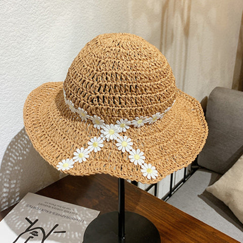 Sun Protection Foldable Straw Hat