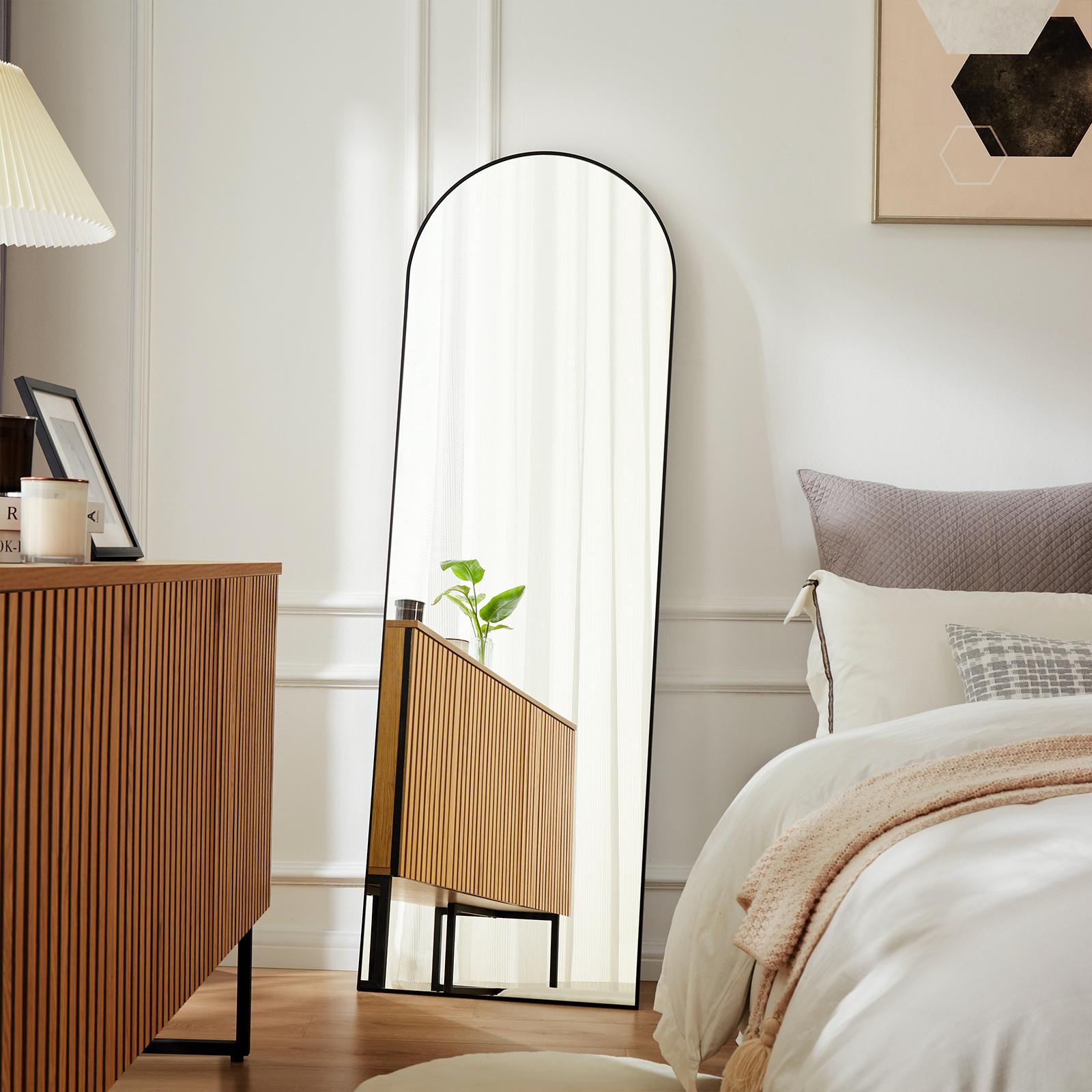 Arched Full Length Mirror  Full Body Mirror Floor Mirror Standing Hanging or Leaning Wall