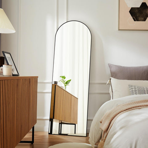 Arched Full Length Mirror  Full Body Mirror Floor Mirror Standing Hanging or Leaning Wall