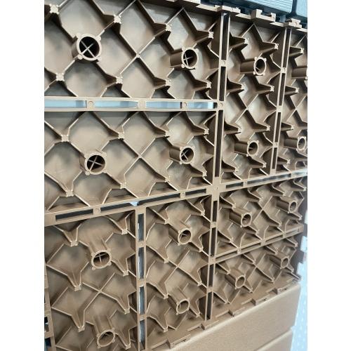 Plastic Interlocking Deck Tiles,44 Pack Patio Deck Tiles,12"x12" Square Waterproof Outdoor All Weather Use, Patio Decking Tiles for Poolside Balcony