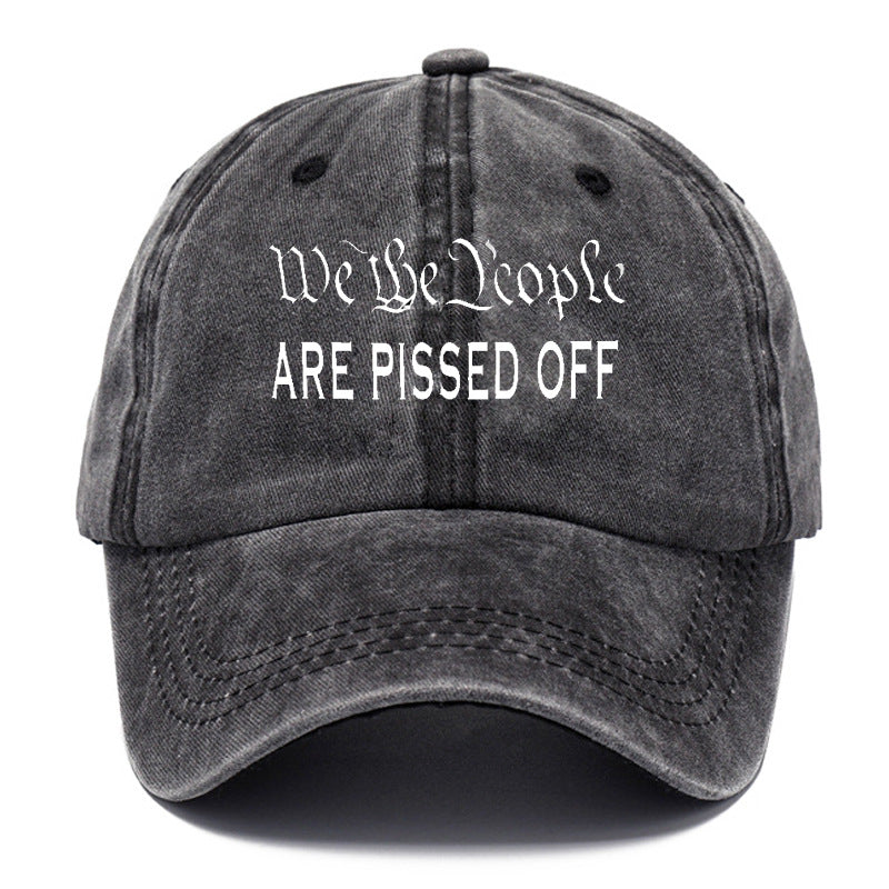 Washed Cotton Printed Old Dad Hat Men's Retro