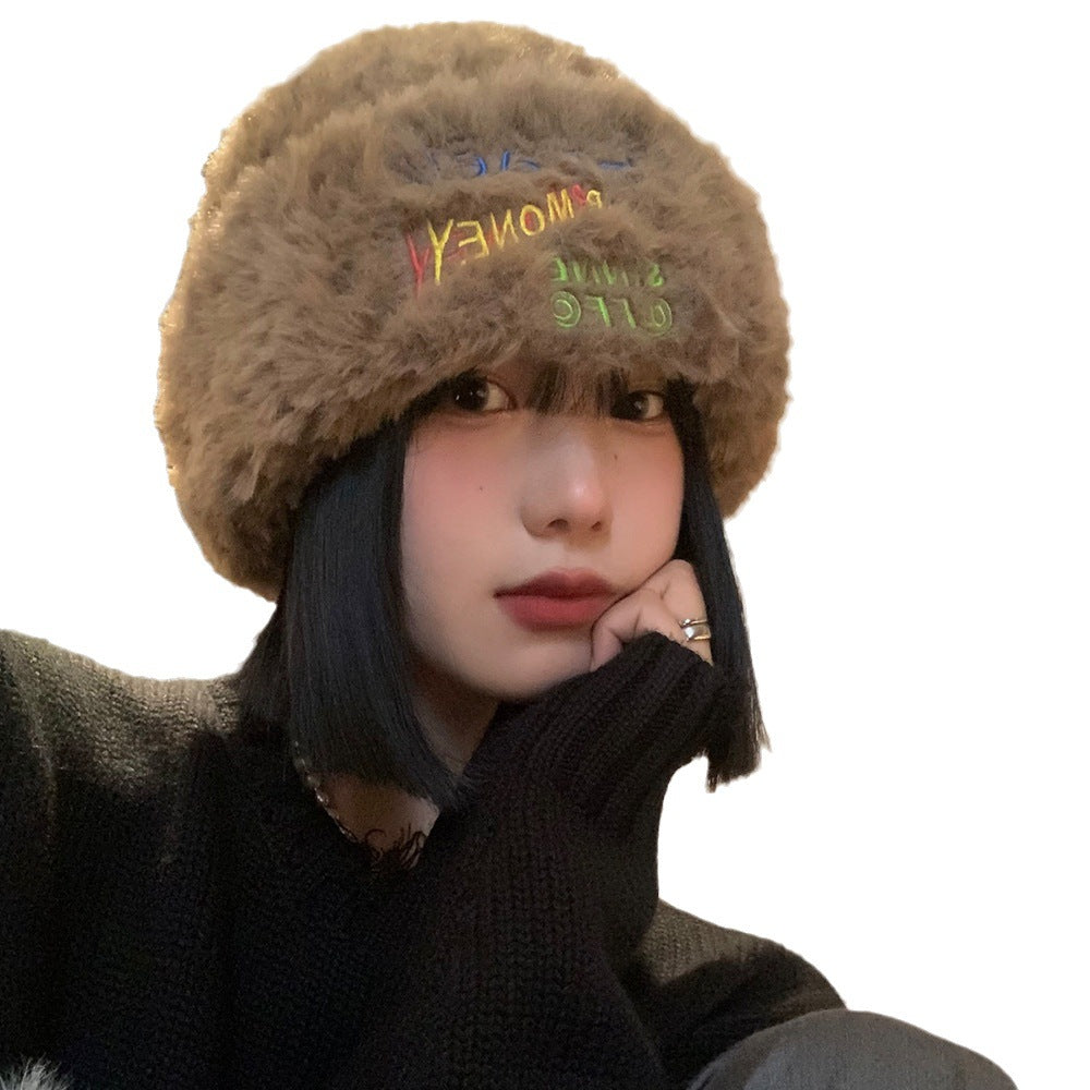 Women's Fashion Thickened Warm Woolen Hat
