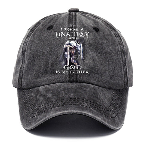 Washed Cotton Printed Old Dad Hat Men's Retro