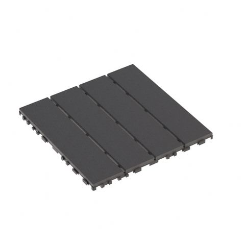 Plastic Interlocking Deck Tiles,44 Pack Patio Deck Tiles,12"x12" Square Waterproof Outdoor All Weather Use, Patio Decking Tiles for Poolside Balcony B
