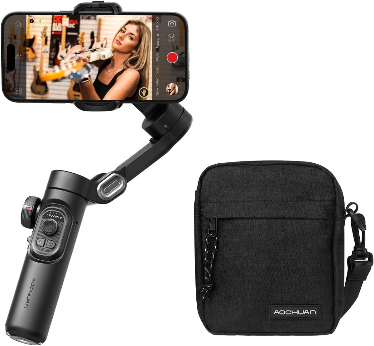 Gimbal Stabilizer forSmartphone -AOCHUAN Smart XE&AOCHUAN B20 Camera Bag