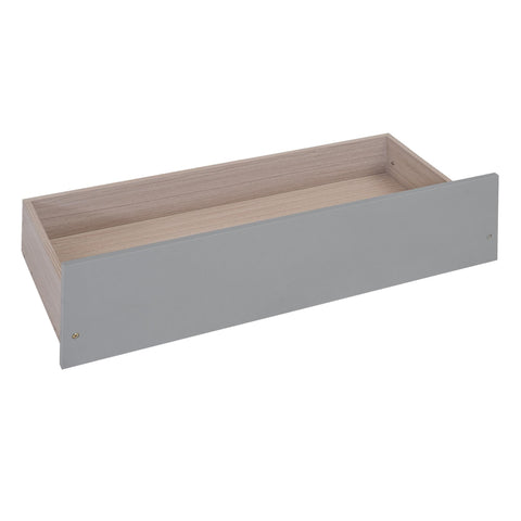 Full Size Wooden House Bed with Two Drawers