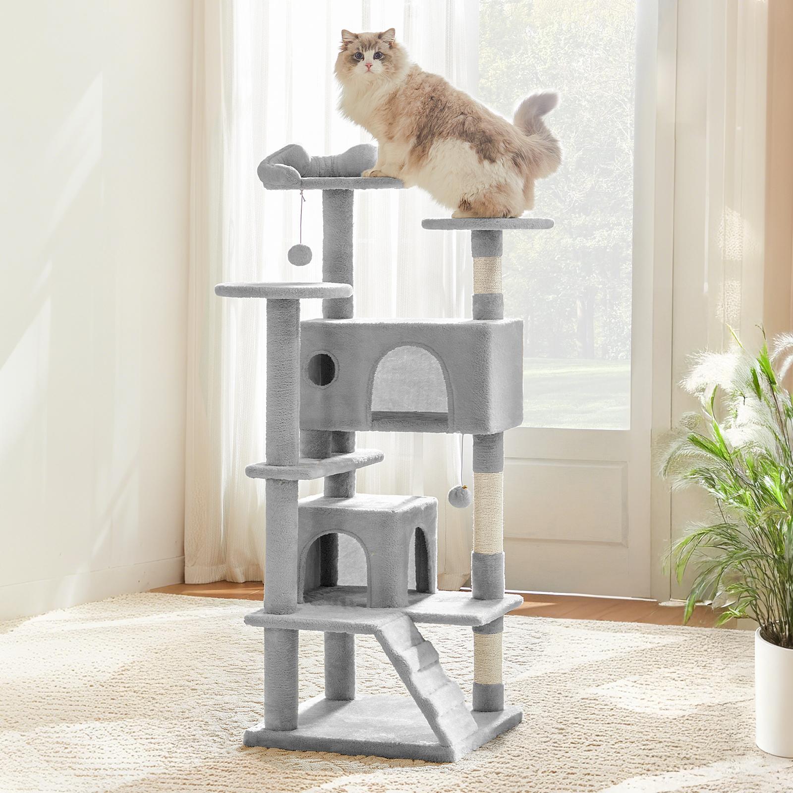 Multi-functional cat tree house cat climbing frame, lounge and recreation area detachable toy